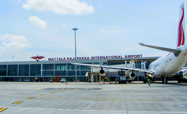 Hambantota Airport's management has been entrusted to companies from India and Russia.